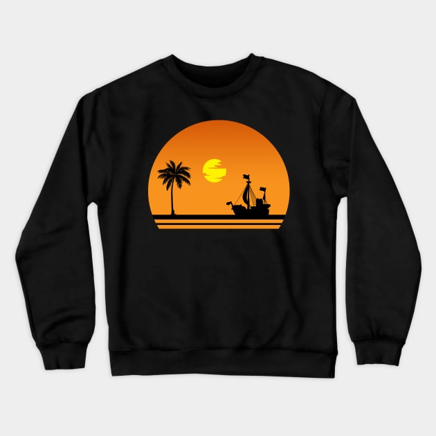 Going Merry (Sunset version) Crewneck Sweatshirt by PuakeClothing